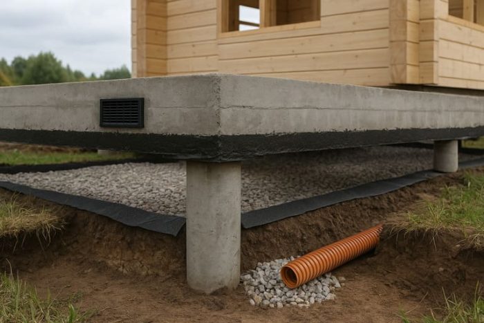 Ростверк фундамента на сваях — технология и преимущества